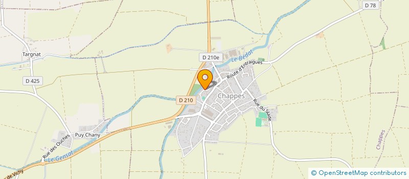 localisation de l'entreprise LES MAINS D'AURE  CHAPPES