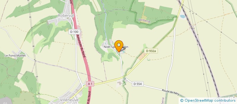 localisation de l'entreprise LES MAINS D'ODILE  VILLENEUVE-SUR-VERBERIE