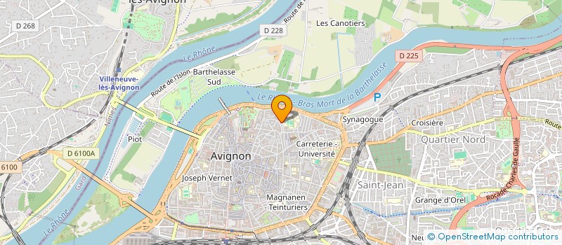 localisation de l'entreprise LES MAINS D OR à AVIGNON