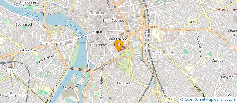 localisation de l'entreprise LES MAINS D'OR à TOULOUSE