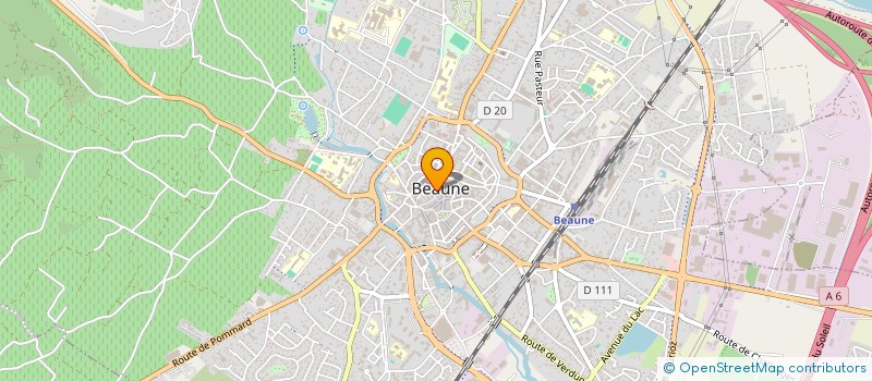 localisation de l'entreprise LES MAINS D'OR à BEAUNE