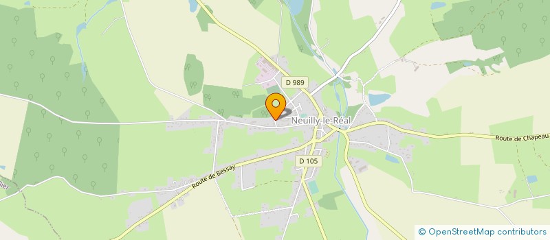 localisation de l'entreprise LES MAINS D OR  NEUILLY-LE-REAL