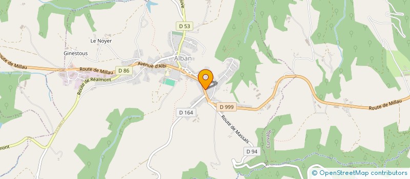 localisation de l'entreprise LES MAINS D'OR DE LADRECH  ALBAN