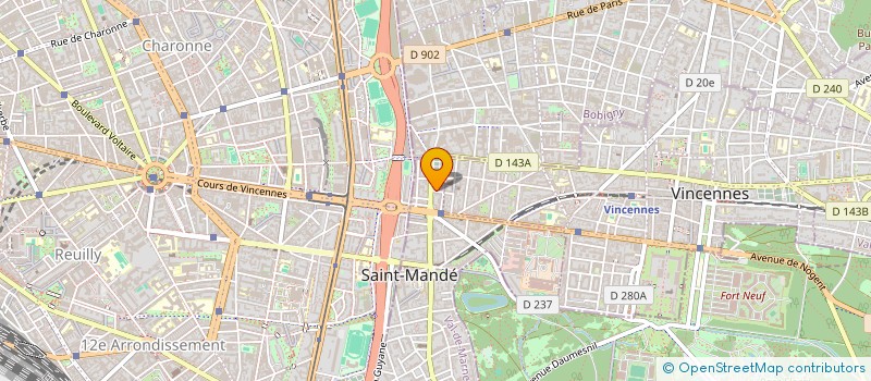 localisation de l'entreprise LES MAINS D'OR DE SAINT MANDE  SAINT-MANDE