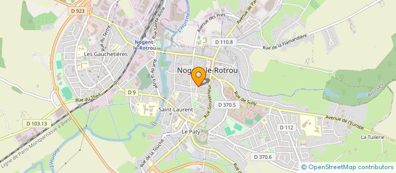 localisation de l'entreprise LES MAINS DANS L'PETRIN à NOGENT-LE-ROTROU