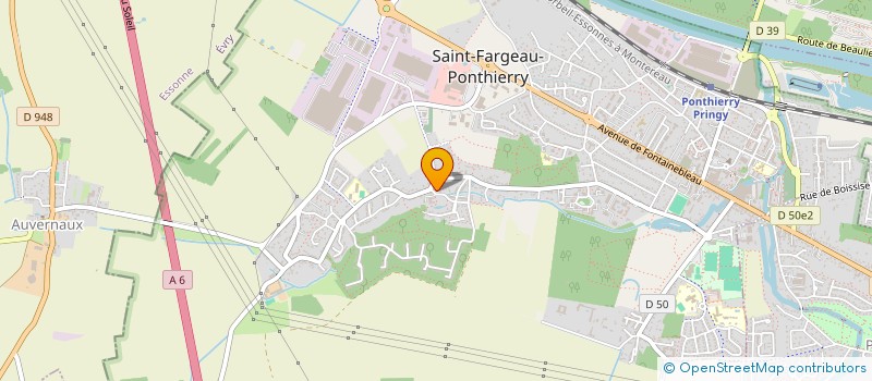 localisation de l'entreprise LES MAINS DANS LA FARINE à SAINT-FARGEAU-PONTHIERRY