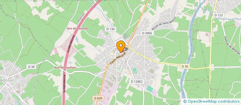 localisation de l'entreprise LES MAINS DANS LA FARINE à PAULHAN