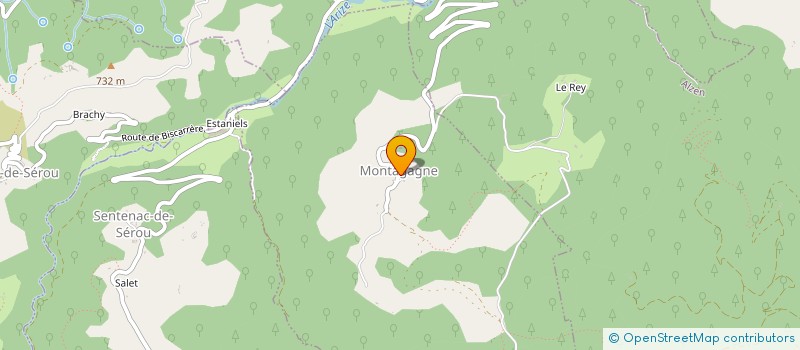localisation de l'entreprise LES MAINS DANS LA TERRE à MONTAGAGNE