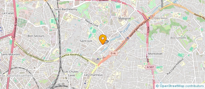 localisation de l'entreprise LES MAINS DANS LA TETE à MARSEILLE