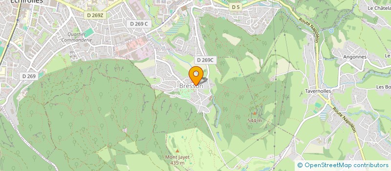 localisation de l'entreprise LES MAINS DANS LE CAMBOUIS  BRESSON