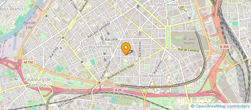 localisation de l'entreprise LES MAINS DANS LE GUIDON à LILLE