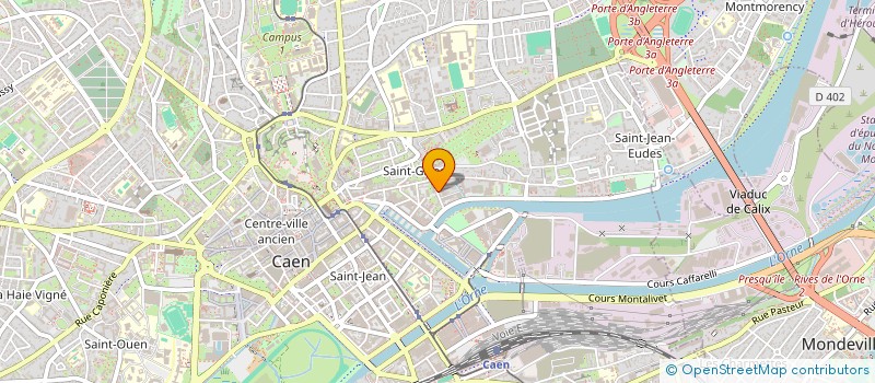 localisation de l'entreprise LES MAINS DANS LES POCHES à CAEN