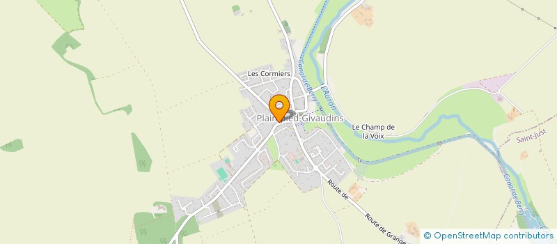 localisation de l'entreprise LES MAINS DE FE  PLAIMPIED-GIVAUDINS