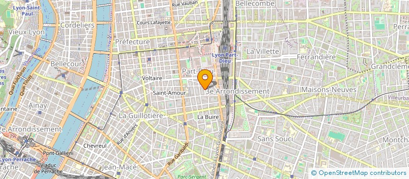 localisation de l'entreprise LES MAINS DE L'ESPOIR  LYON