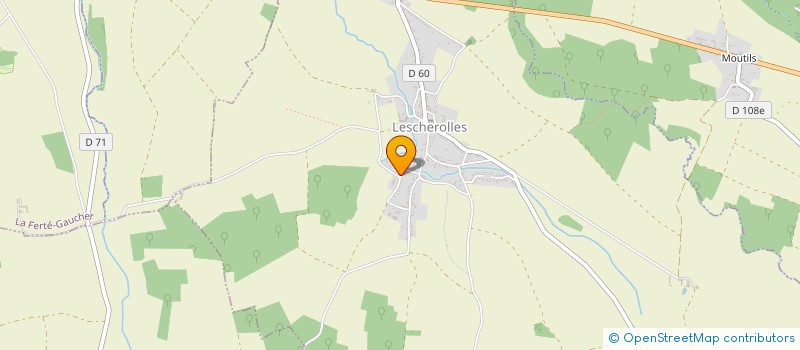 localisation de l'entreprise LES MAINS DE LA BIENVEILLANCE  LESCHEROLLES