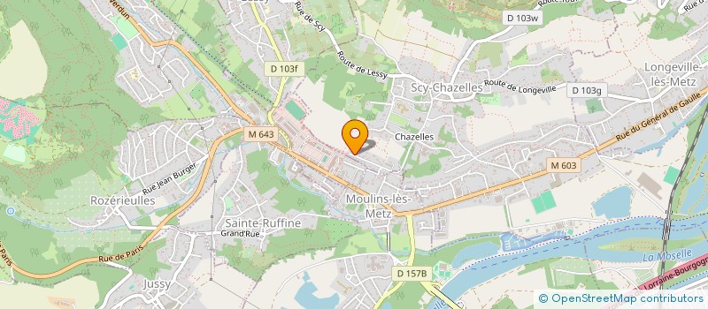 localisation de l'entreprise LES MAINS DE LA FOI  SCY-CHAZELLES