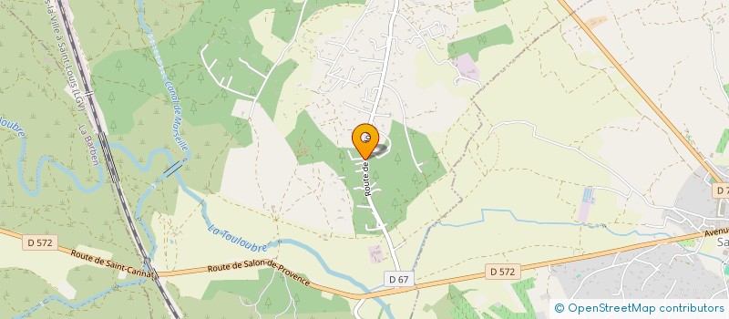 localisation de l'entreprise LES MAINS DES SAP  LAMBESC