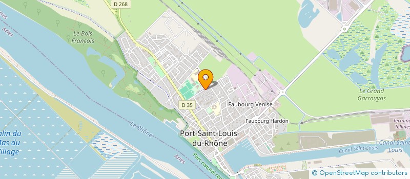 localisation de l'entreprise LES MAINS DU COEUR à PORT-SAINT-LOUIS-DU-RHONE