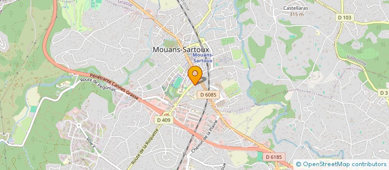 localisation de l'entreprise LES MAINS DU PARTAGE à MOUGINS