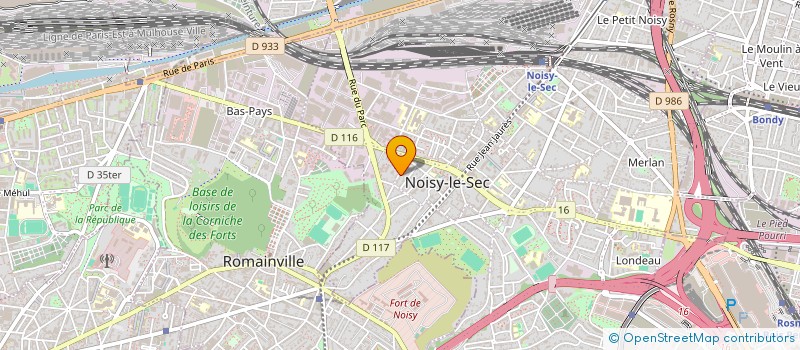 localisation de l'entreprise LES MAINS LIBRES à NOISY-LE-SEC