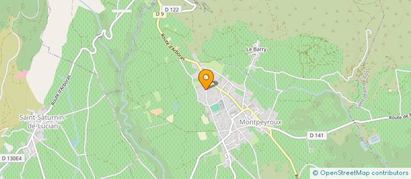 localisation de l'entreprise LES MAINS MALINES à MONTPEYROUX
