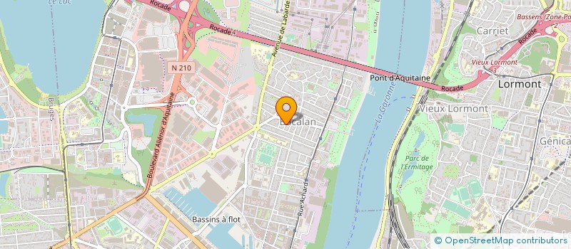 localisation de l'entreprise LES MAINS POUR LE DIRE à BORDEAUX