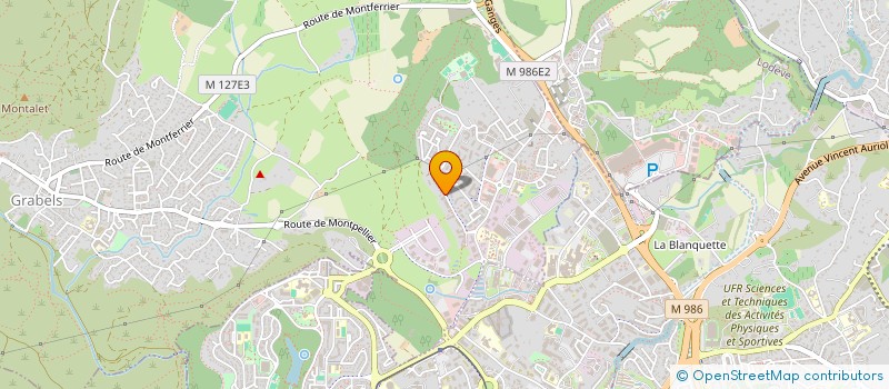 localisation de l'entreprise LES MAINS PROPRES à GRABELS