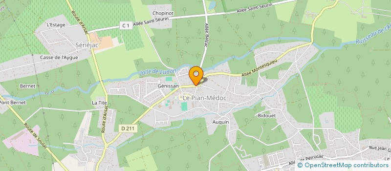 localisation de l'entreprise LES MAINS REIKI  LE PIAN-MEDOC