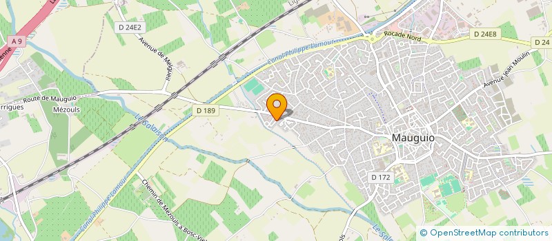 localisation de l'entreprise LES MAINS SALES PRODUCTION  MAUGUIO