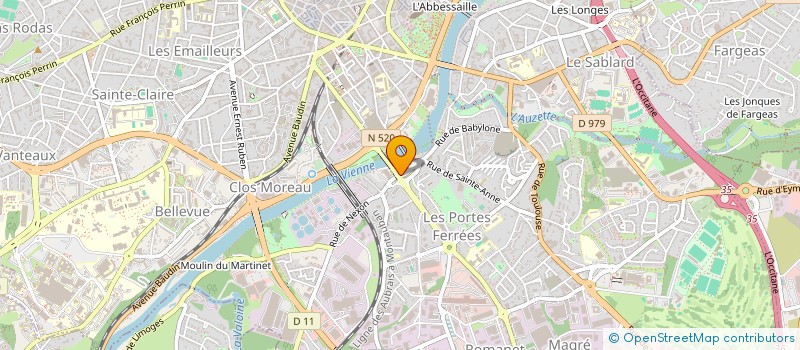 localisation de l'entreprise LES MAINS SE FONT ENTENDRE à LIMOGES