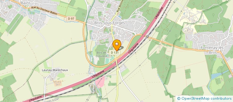 localisation de l'entreprise LES MAINS VERTES DU DISTRICT à BRIIS-SOUS-FORGES