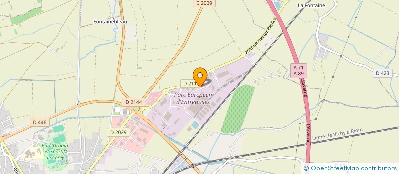 localisation de l'entreprise LES MAIS  RIOM