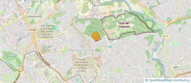 localisation de l'entreprise LES MAISONNEES DE MONTPELLIER à MONTPELLIER