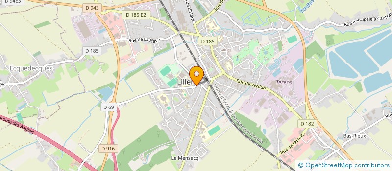 localisation de l'entreprise LES MAISONNETTES  LILLERS