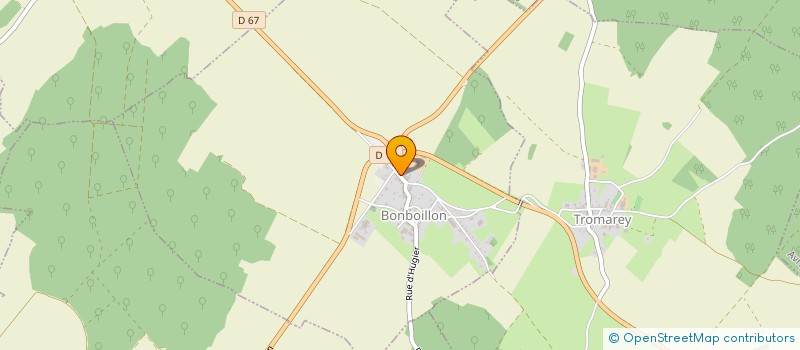 localisation de l'entreprise LES MAISONNETTES  BONBOILLON