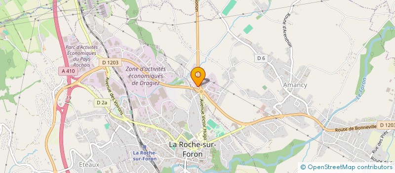localisation de l'entreprise LES MAISONS ALAIN METRAL SARL à AMANCY