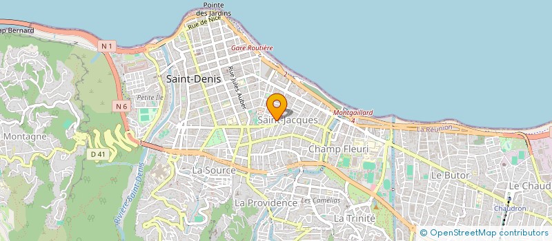 localisation de l'entreprise LES MAISONS AUSTRALES à SAINT-DENIS