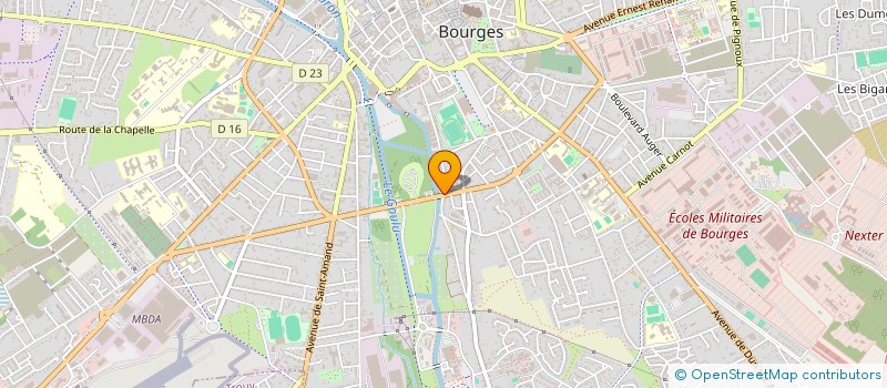 localisation de l'entreprise LES MAISONS AUTREMENT  BOURGES