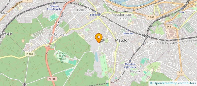 localisation de l'entreprise LES MAISONS BALENCY à MEUDON