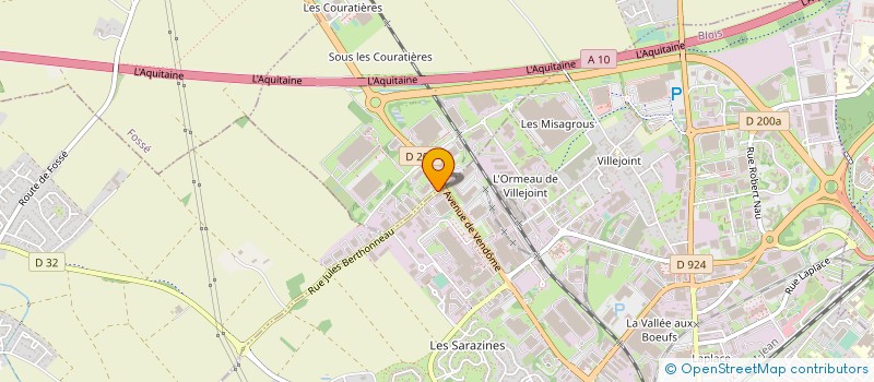 localisation de l'entreprise LES MAISONS BATIBAL à BLOIS