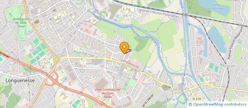 localisation de l'entreprise LES MAISONS BATSO  LONGUENESSE