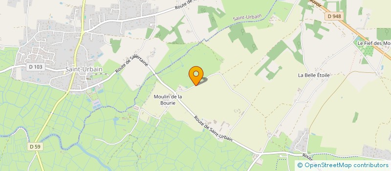 localisation de l'entreprise LES MAISONS BLANCHES à SALLERTAINE