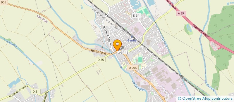 localisation de l'entreprise LES MAISONS D'ADELE à GENLIS