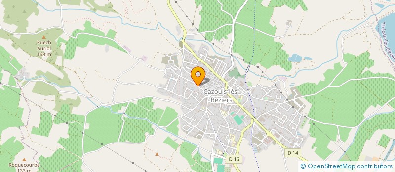 localisation de l'entreprise LES MAISONS D AMANDINE à CAZOULS-LES-BEZIERS