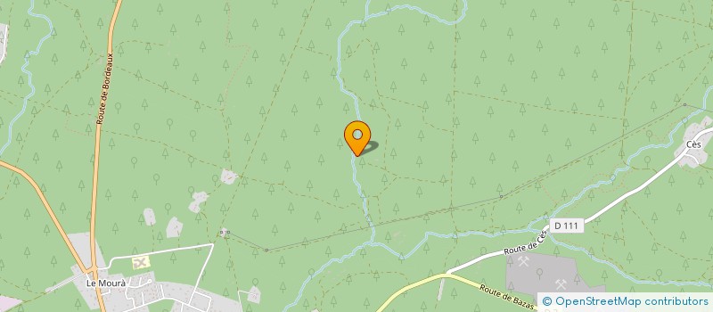 localisation de l'entreprise LES MAISONS D'ARBRES  BELIN-BELIET