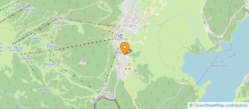 localisation de l'entreprise LES MAISONS D'AUJOURD'HUI  LES ANGLES