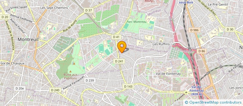 localisation de l'entreprise LES MAISONS D'ELITE SARL à FONTENAY-SOUS-BOIS