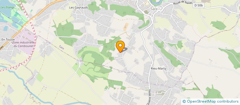 localisation de l'entreprise LES MAISONS D EMELIA  SAIX