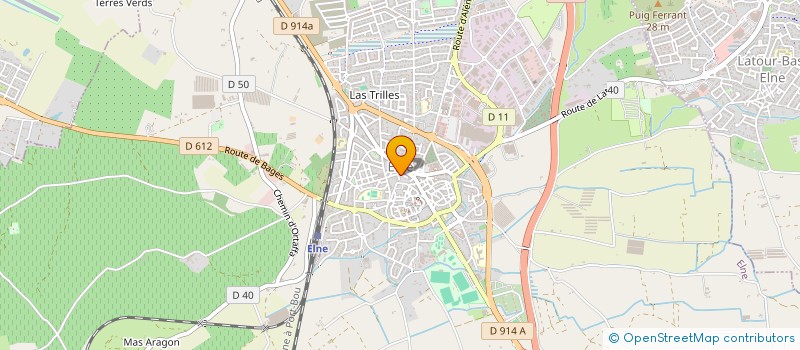 localisation de l'entreprise LES MAISONS D ILLIBERIS  ELNE