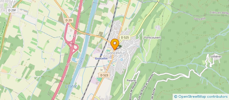 localisation de l'entreprise LES MAISONS DE CARACTERE à GONCELIN